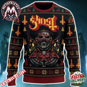 Ghost Dia de Muertos MX Beyond XMAS Collectors Edition Ugly Christmas Sweater