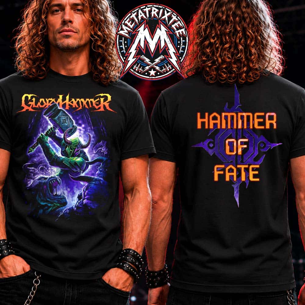 Gloryhammer Hammer of Fate Tee 2026 Gift For Fan Two Sided Short T-Shirt Gloryhammer Hammer of Fate Tee 2026 Gift For Fan Two Sided Short T-Shirt