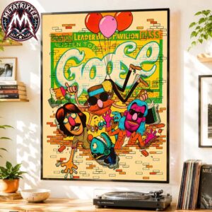 Goose Leader Bank Pavilion 2026 Two Night Poster For Boston Massachusetts On June 30th And July 1st Poster Canvas