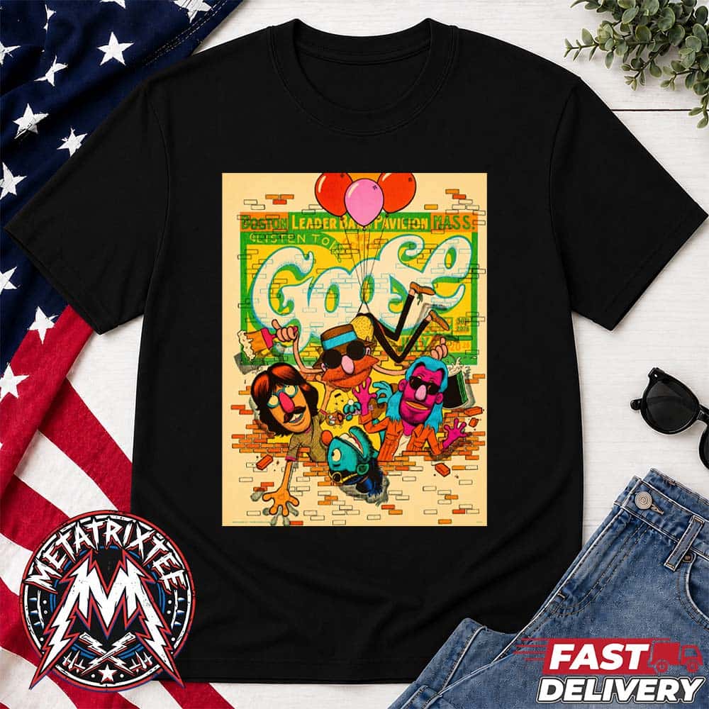 Goose Leader Bank Pavilion 2026 Two Night Poster For Boston Massachusetts On June 30th And July 1st Unisex T-Shirt Goose Leader Bank Pavilion 2026 Two Night Poster For Boston Massachusetts On June 30th And July 1st Unisex T-Shirt