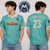 Def Leppard Rock Brigade Number 77 Light Blue Football Jersey Def Leppard Rock Brigade Number 77 Light Blue Football Jersey