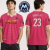 Gorillaz x MUNDIAL The End Is The Beginning Number 23 Green Edition Polo Football Jersey