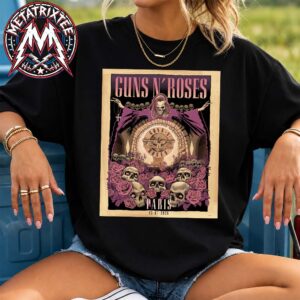 Guns N Roses Night Two Paris 2026 For Europe In France On July 3 2026 At The Accor Arena Unisex T-Shirt