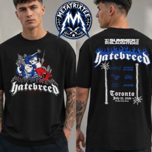 Hatebreed Toronto 2026 Event Tee Show For The Phoenix Concert Theatre In Ontario On July 23 2026 Two Sided Short T-Shirt
