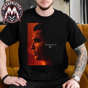 His Legend Lives On Cristiano Ronaldo x Nike Cristiano Ronaldo Has Officially Played In His Sixth And Final World Cup 2026 T-Shirt