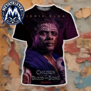 Idris Elba In The Role Of Lekan Poster For Film Children Of Blood And Bone Releasing Jan 15 2027 Unisex T-Shirt
