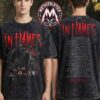 In Flames Gothenburg Soccer Tee For Jesterheads Of Europe Summer Tour 2026 Washed T-Shirt In Flames Gothenburg Soccer Tee For Jesterheads Of Europe Summer Tour 2026 Washed T-Shirt