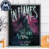 In Flames European Tour 2026 Promotional Poster Tour MMXXVI Featuring Dark Vulture and Skull Art Poster Canvas In Flames European Tour 2026 Promotional Poster Tour MMXXVI Featuring Dark Vulture and Skull Art Poster Canvas