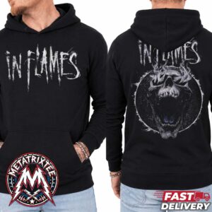In Flames Screaming Skull Event Tee For Jesterheads Of Europe Summer Tour 2026 Hoodie T-Shirt