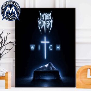 In This Moment Witch New Album Released On Oct 28 2026 High-Quality Poster Canvas