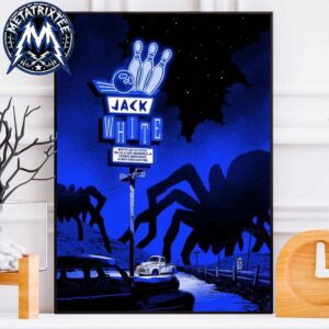 Jack White Live 2026 Tour At The Everwise Amphitheater At White River State Park In Indianapolis On July 21 2026 High-Quality Poster Canvas