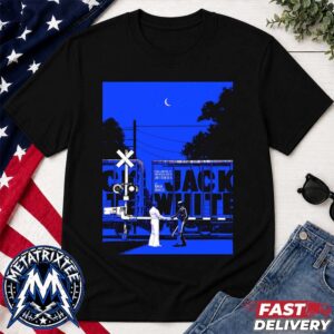 Jack White Poster Show At The Midway Lawn At Champlain Valley Expo In Essex Junction VT On July 15 2026 Black T-Shirt