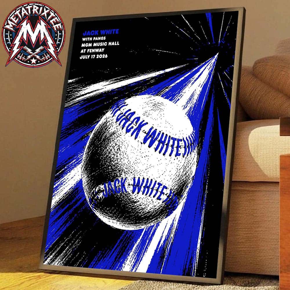 Jack White Tonight Poster For MGM Music Hall at Fenway In Boston Massachusetts On July 17 2026 Premium Poster Canvas Jack White Tonight Poster For MGM Music Hall at Fenway In Boston Massachusetts On July 17 2026 Premium Poster Canvas