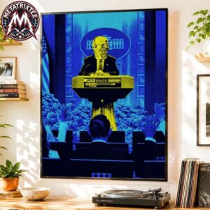 Jack White Washington D.C Show Poster 2026 North American Tour On July 10 At The Anthem Poster Canvas