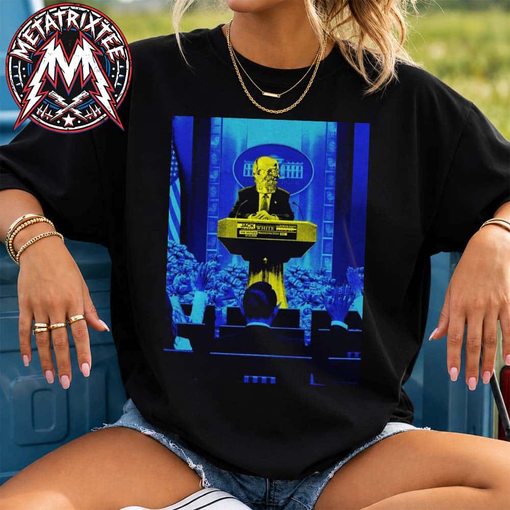 Jack White Washington D.C Show Poster 2026 North American Tour On July 10 At The Anthem Unisex T-Shirt Jack White Washington D.C Show Poster 2026 North American Tour On July 10 At The Anthem Unisex T-Shirt
