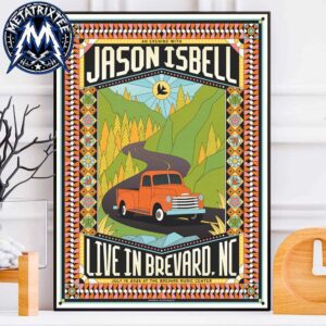 Jason Isbell Poster Solo Concert At The Brevard Music Center In Brevard North Carolina On July 19 2026 Professional Poster Canvas