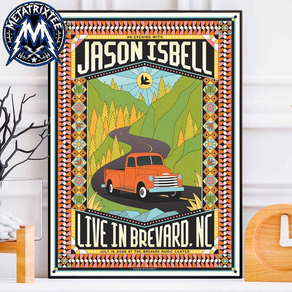 Jason Isbell Poster Solo Concert At The Brevard Music Center In