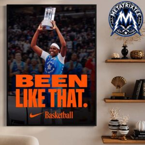 Jonquel Jones Been Like That x Nike Basketball Jonquel Jones 2026 WNBA All-Star MVP High-Quality Poster Canvas