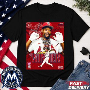 Jordan Walker Wins 2026 First Cardinals Home Run Derby Champion MLB T-Mobile Home Run Derby Black Short T-Shirt