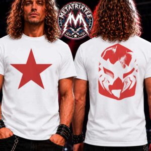 Kanye West San Antonio 2026 Red Mask Tee Ye Live At Alamodome 2026 For Texas On July 4 2026 White T-Shirt