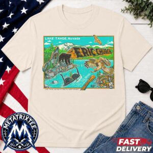 Lake Tahoe Amphitheatre 2026 Night 1 Poster Eric Church At Caesars Republic In Stateline NV On July 15 2026 Unisex T-Shirt