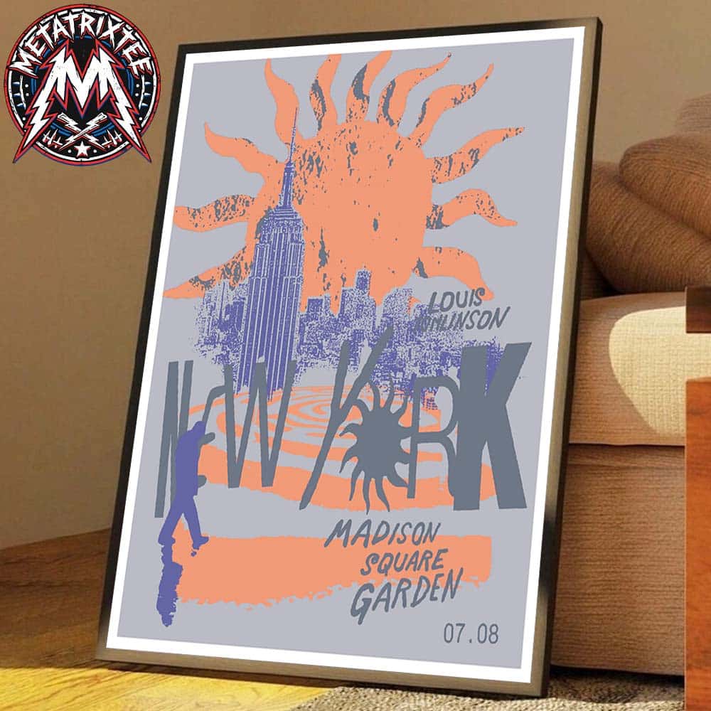 Louis Tomlinson New York City How Did We Get Here Tour 2026 Litho Poster For Madison Square Garden In New York On July 8 2026 Poster Canvas Louis Tomlinson New York City How Did We Get Here Tour 2026 Litho Poster For Madison Square Garden In New York On July 8 2026 Poster Canvas