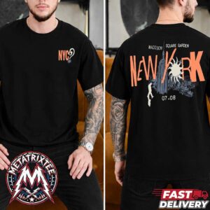 Louis Tomlinson New York City How Did We Get Here Tour 2026 Tee For Madison Square Garden In New York On July 8 2026 Two Sided T-Shirt