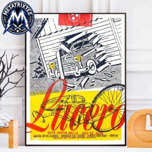 Lucero Poster Show For 20th Anniversary Nobody Darlings At First Avenue In Minneapolis MN On July 22 2026 Premium Poster Canvas