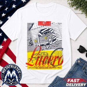 Lucero Poster Show For 20th Anniversary Nobody Darlings At First Avenue In Minneapolis MN On July 22 2026 White T-Shirt