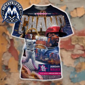 MLB T-Mobile Home Run Derby Congrats Jordan Walker To The Champion 2026 First Cardinals Home Run Derby All Over Print Shirt