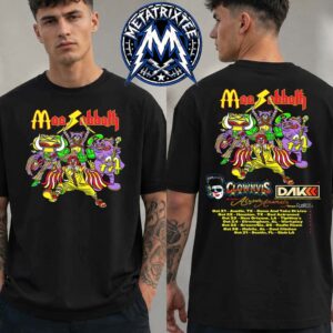 Mac Sabbath Fall 2026 US Tour Cities List From Oct 21 In Austin Houston To Oct 31 In Destin FL 2026 Two Sided Print T-Shirt