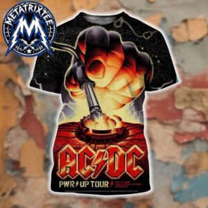 Madison PWR UP Tour Poster For ACDC At Camp Randall Stadium In Wisconsin On July 19 2026 All Over Print Shirt