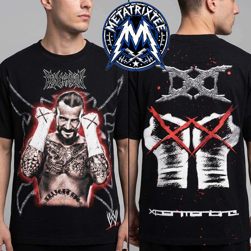Merch Tee For Ken Carson x WWE CM Punk SummerSlam Complex Short T-Shirt Merch Tee For Ken Carson x WWE CM Punk SummerSlam Complex Short T-Shirt