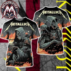 Metallica London England 2026 Full Show Poster For Two Night M72 London At London Stadium On July 3 And 5 2026 All Over Print Shirt