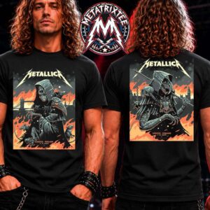 Metallica London England 2026 Full Show Poster For Two Night M72 London At London Stadium On July 3 And 5 2026 Two Sided T-Shirt