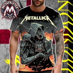 Metallica Tonight In London For Night 2 M72 London Poster Show At London Stadium In England On July 5 2026 All Over Print Shirt