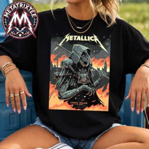 Metallica Tonight In London For Night 2 M72 London Poster Show At London Stadium In England On July 5 2026 Unisex T-Shirt