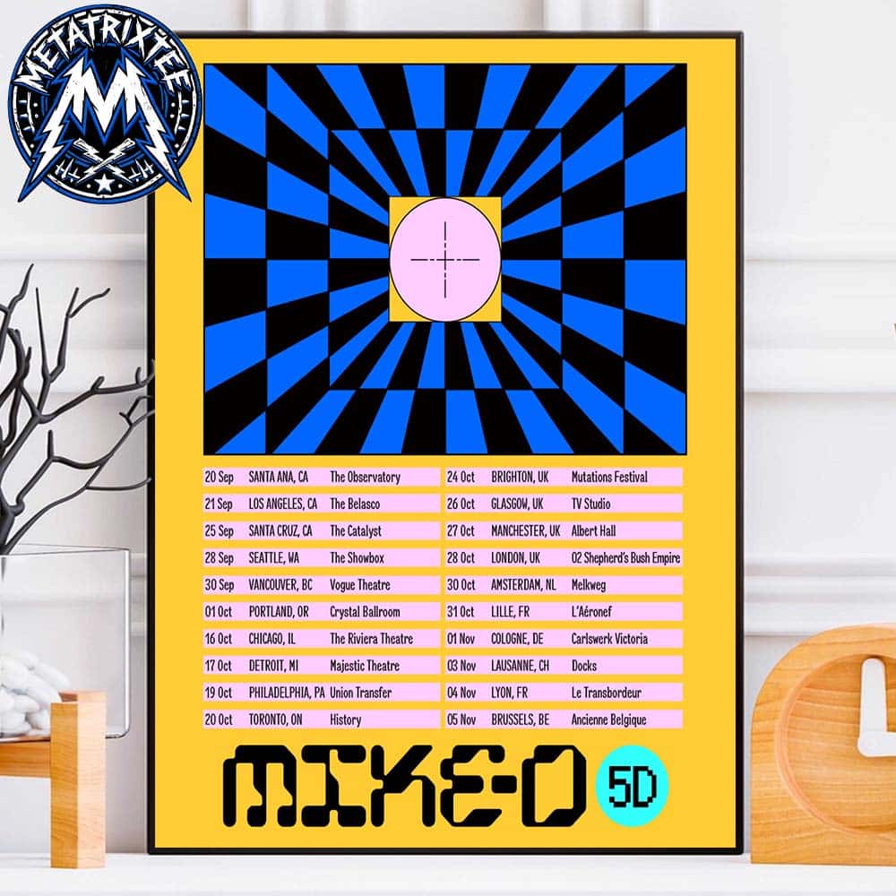 Mike D 5D 2026 Tour Cities List Start Sep 20 In Santa Ana CA To Nov 5 In Brussels BE 2026 Poster Canvas Mike D 5D 2026 Tour Cities List Start Sep 20 In Santa Ana CA To Nov 5 In Brussels BE 2026 Poster Canvas