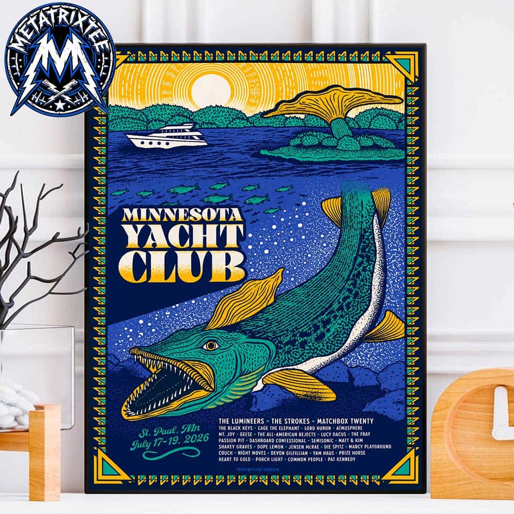Minnesota Yacht Club Festival 2026 Poster For Harriet Island Regional Park In St Paul Minnesota On July 17-19 2026 Gallery-Style Poster Canvas Minnesota Yacht Club Festival 2026 Poster For Harriet Island Regional Park In St Paul Minnesota On July 17-19 2026 Gallery-Style Poster Canvas