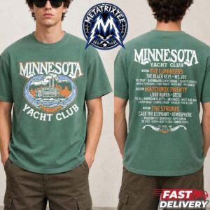 Minnesota Yacht Club Festival 2026 Steamboat Lineup Tee For Harriet Island Regional Park In St Paul Minnesota On July 17-19 2026 Two Sided Print T-Shirt