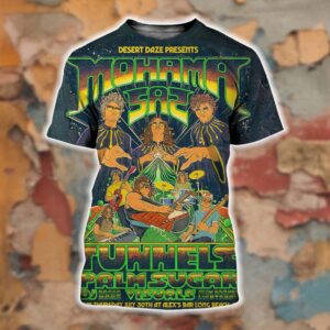 Mohama Saz Show Poster At Alexs Bar In Long Beach California On July 30 2026 All Over Print Shirt