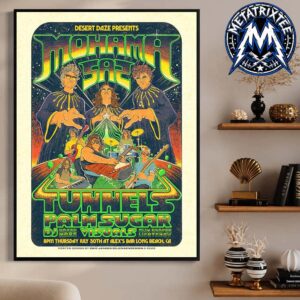 Mohama Saz Show Poster At Alexs Bar In Long Beach California On July 30 2026 High-Quality Poster Canvas