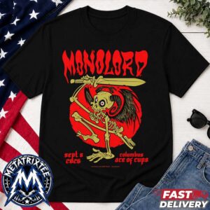 Monolord Poster Concert At The Ace of Cups In Columbus Ohio On September 8 2026 Vintage T-Shirt