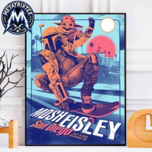 Mosh Eisley The Best Party In The Galaxy Poster Show At The Music Box In San Diego California On July 24 2026 Gallery-Style Poster Canvas