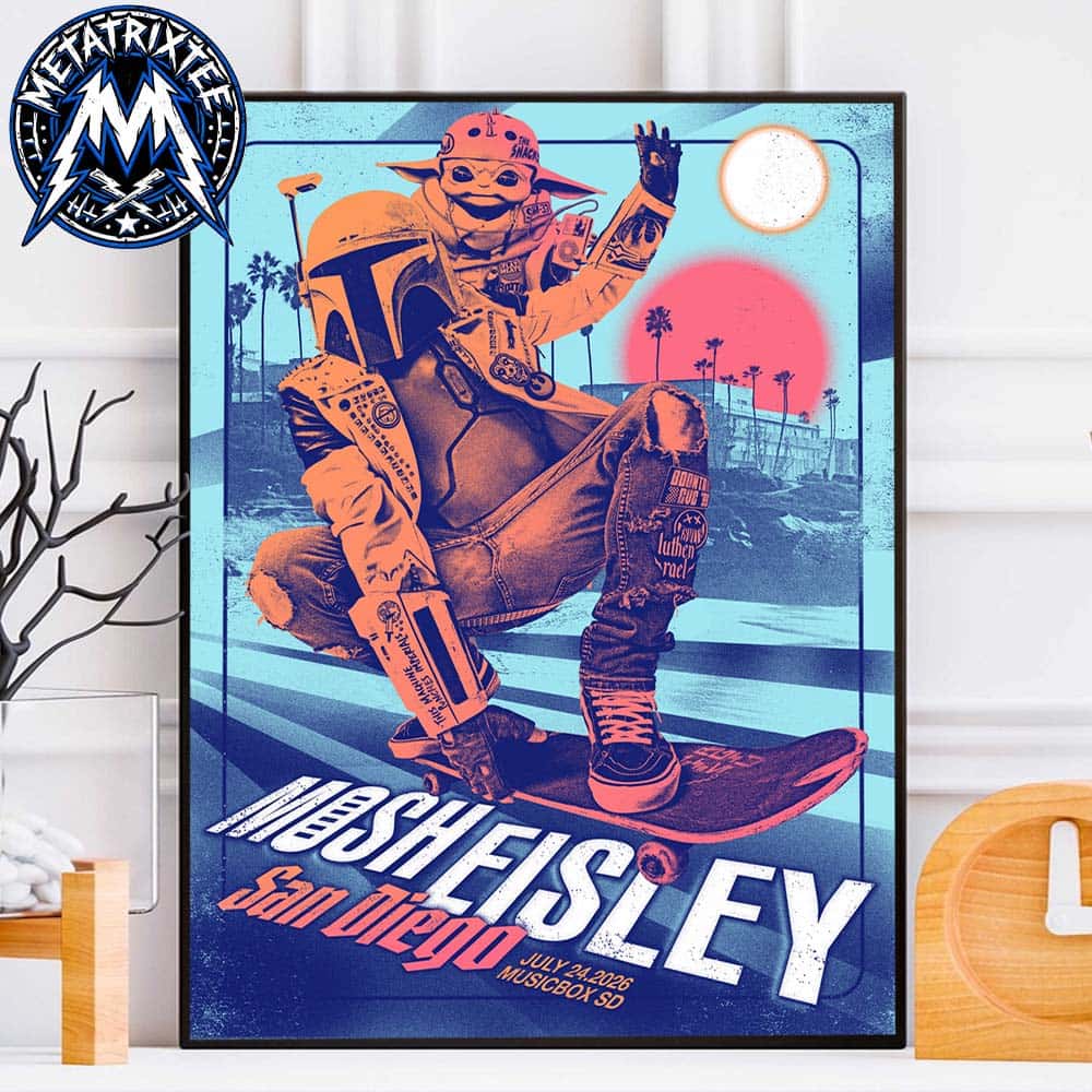Mosh Eisley The Best Party In The Galaxy Poster Show At The Music Box In San Diego California On July 24 2026 Gallery-Style Poster Canvas Mosh Eisley The Best Party In The Galaxy Poster Show At The Music Box In San Diego California On July 24 2026 Gallery-Style Poster Canvas