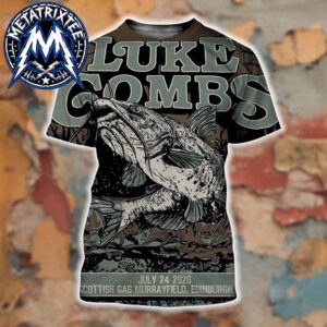 My Kinda Saturday Night Tour Luke Combs Night 1 Poster At Scottish Gas Murrayfield Stadium In Edinburgh Scotland On July 24 2026 All Over Print Shirt