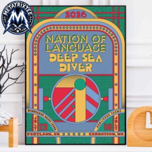 Nation of Language Poster On July 17th at McMenamins Grand Lodge In Forest Grove OR And July 18th At Remlinger Farms In Carnation WA High-Quality Poster Canvas