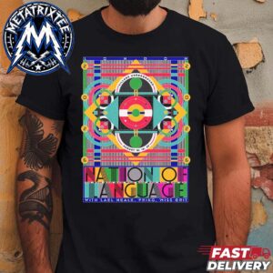 Nation of Language Three-Night In London 2026 Poster Tour At The Village Underground On August 18th 19th and 20th 2026 Black T-Shirt