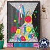 New York 2026 Tour Poster For Nation of Language At The Brooklyn Paramount In Brooklyn NY On September 19th 2026 Gallery-Style Poster Canvas
