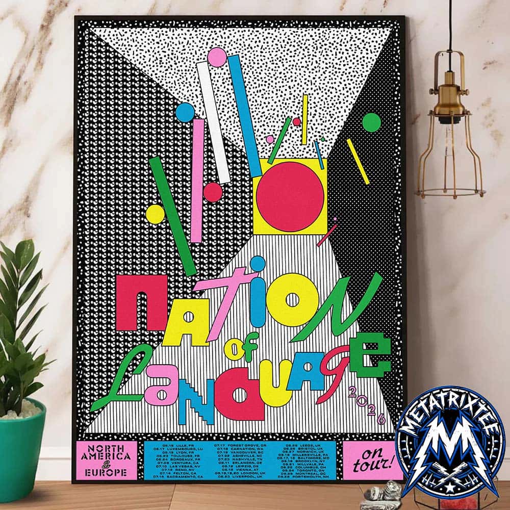 Nation of Language Tour 2026 Cities List Start June 18 In Lille FR To Sep 29 In Portsmouth NH 2026 Professional Poster Canvas Nation of Language Tour 2026 Cities List Start June 18 In Lille FR To Sep 29 In Portsmouth NH 2026 Professional Poster Canvas